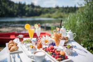 Frühstück am See